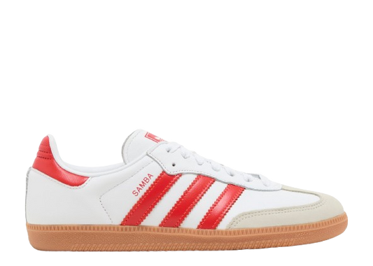 Adidas Samba OG White Solar Red Gum