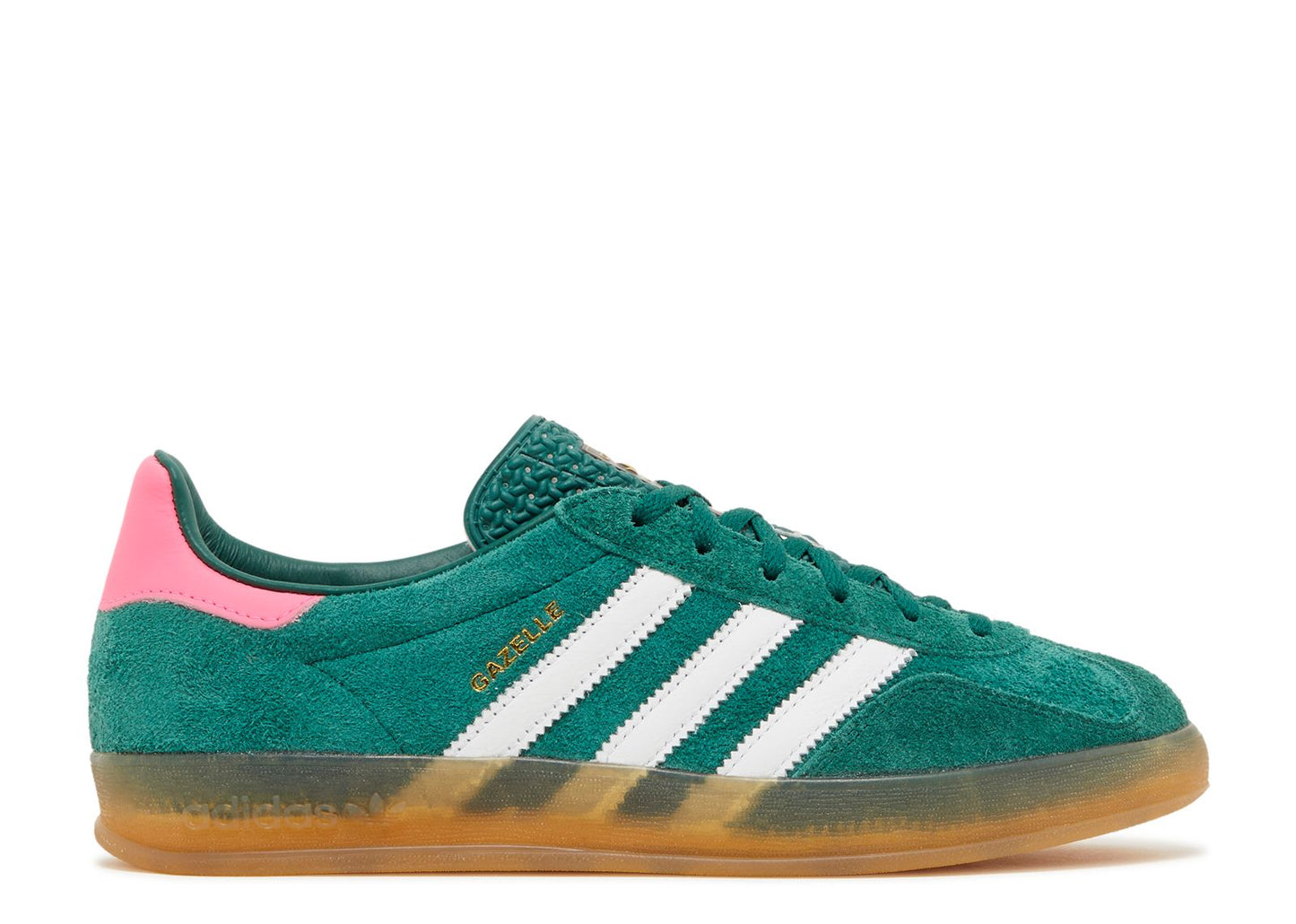 Adidas GAZELLE INDOOR 'COLLEGIATE GREEN PINK'