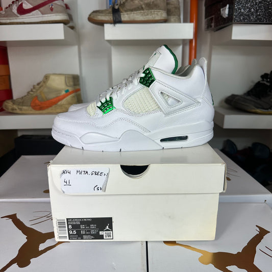 Air Jordan 4 Metallic Green