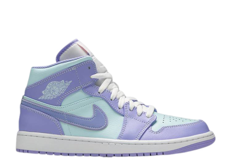 Air Jordan 1 Mid Purple Aqua