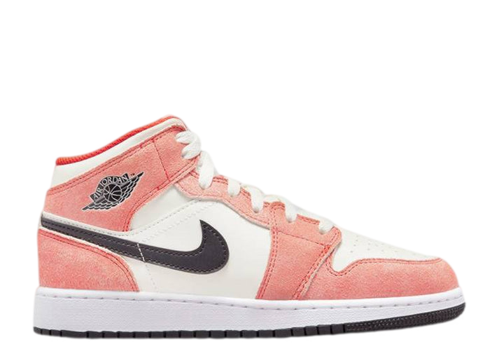 Air Jordan 1 Mid Orange Suede