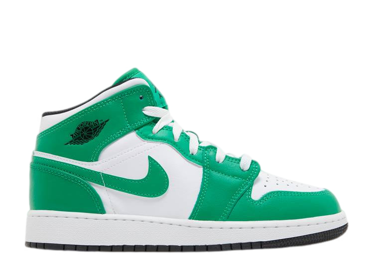 Air Jordan 1 Mid Lucky Green (GS)