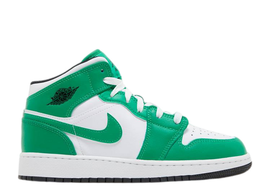 Air Jordan 1 Mid Lucky Green (GS)